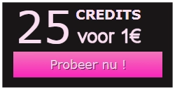gratis 25 credits voor 1 on 1 webcamsex